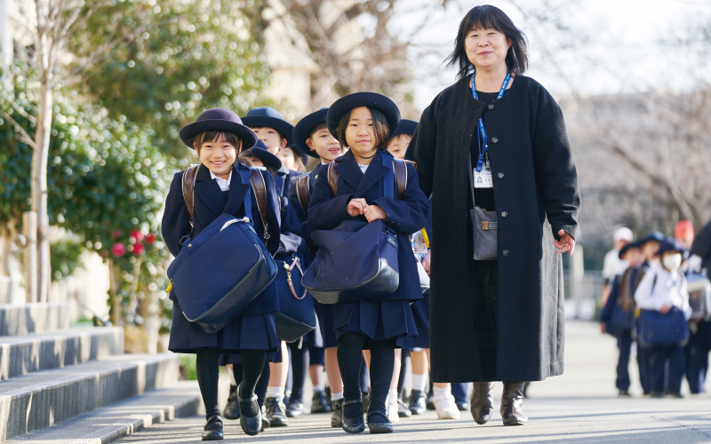 1年生の登下校