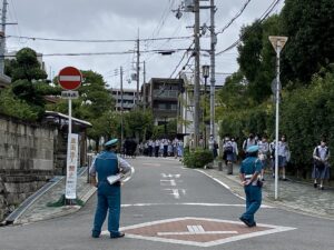 台風１４号通過