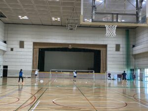 朝練も頑張っています