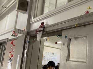 校内のクリスマス🎄