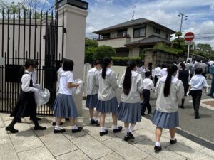 テスト最終日 通学路清掃🧹