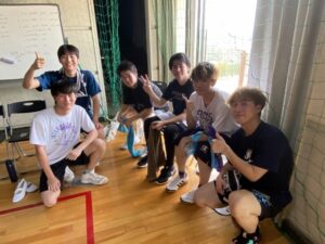 男子バスケットボール部　ＯＢ戦