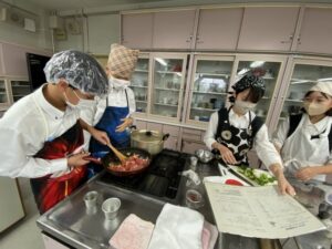 中１調理実習🍴