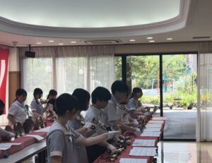 コーラス・ハンドベル部🎵🔔夏のボランティア演奏活動