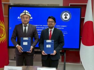 キルギス大統領付属中学高等学校と協定締結✨